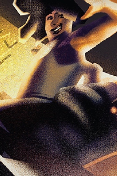 Detail from the Spring 2024 cover of FIYAH, art by Chris Kindred