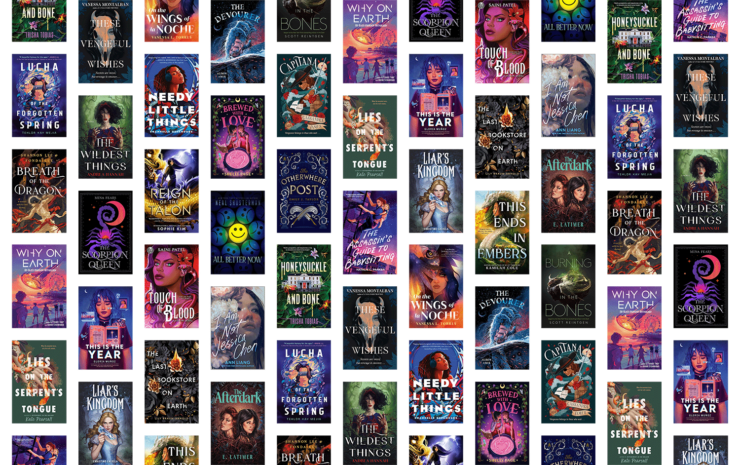 Collection of 25 young adult titles publishing in January and February 2025