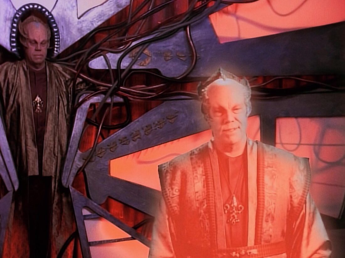 John Schuck as Draal in Babylon 5 "The Long Twilight Struggle"