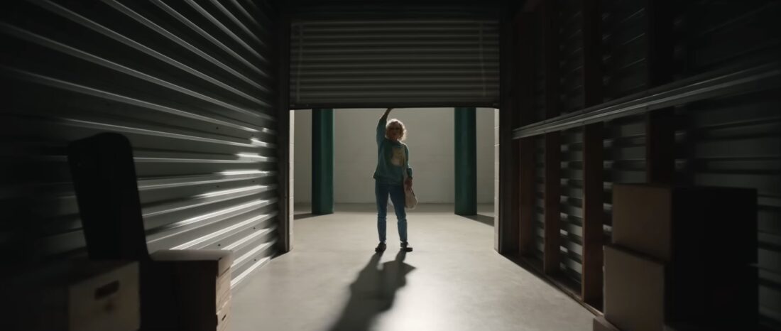 Misty opening a storage unit in season three opener of Yellowjackets