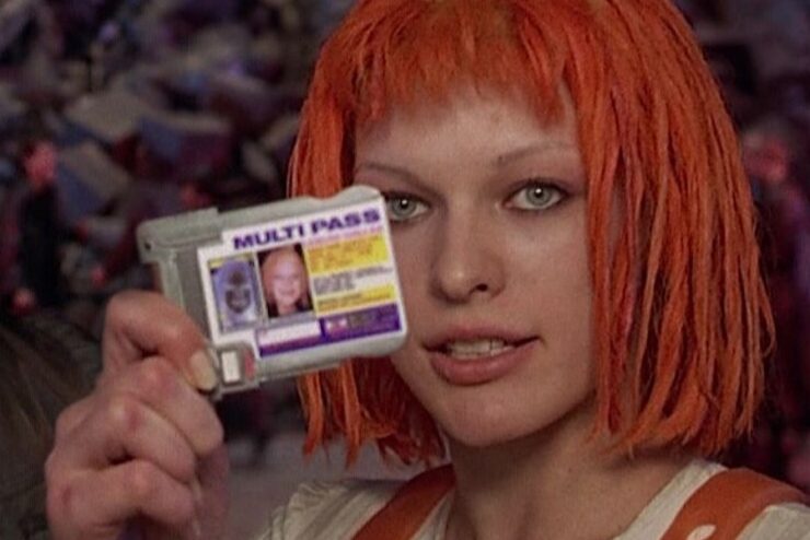 Milla Jovovich as Leeloo in The Fifth Element