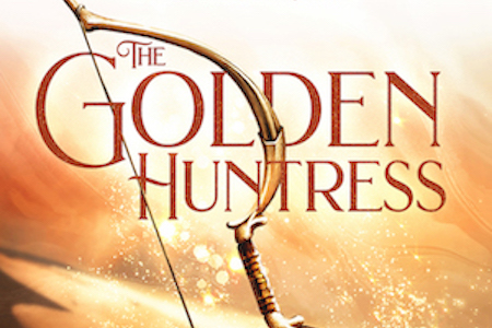 Detail from the cover of The Golden Huntress