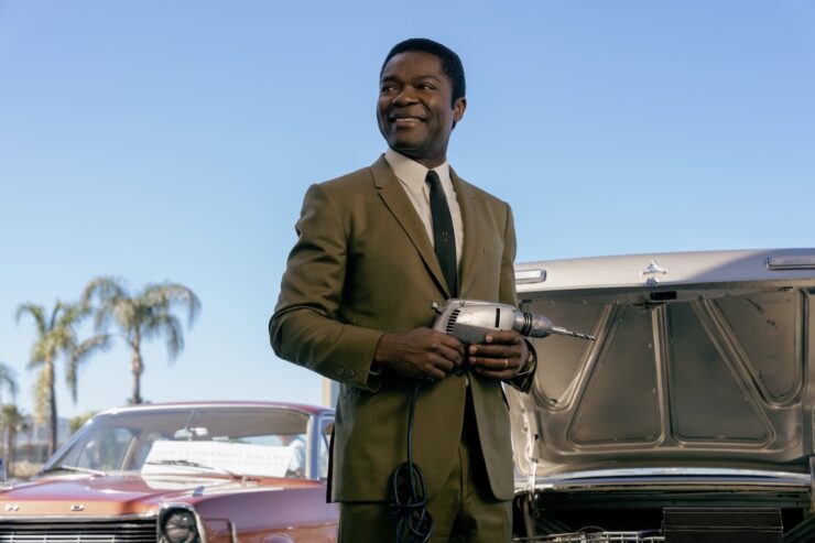 David Oyelowo holding the best drill ever in Government Cheese