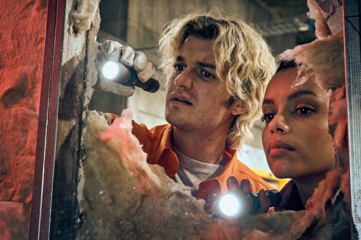 Joe Keery and Georgina Campbell in Cold Storage