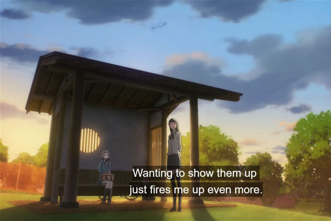 Image from the anime series A Place Further Than the Universe