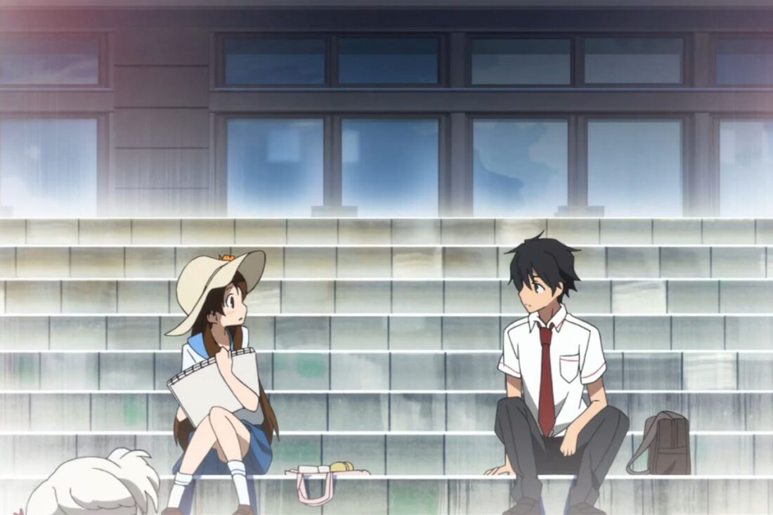 Image from the anime series Glasslip