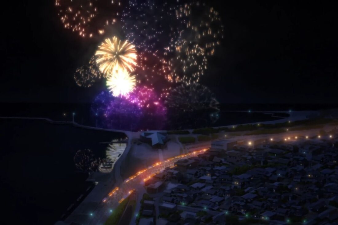 Image from the anime series Glasslip