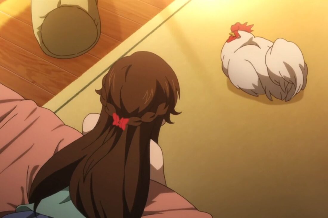 Image from the anime series Glasslip