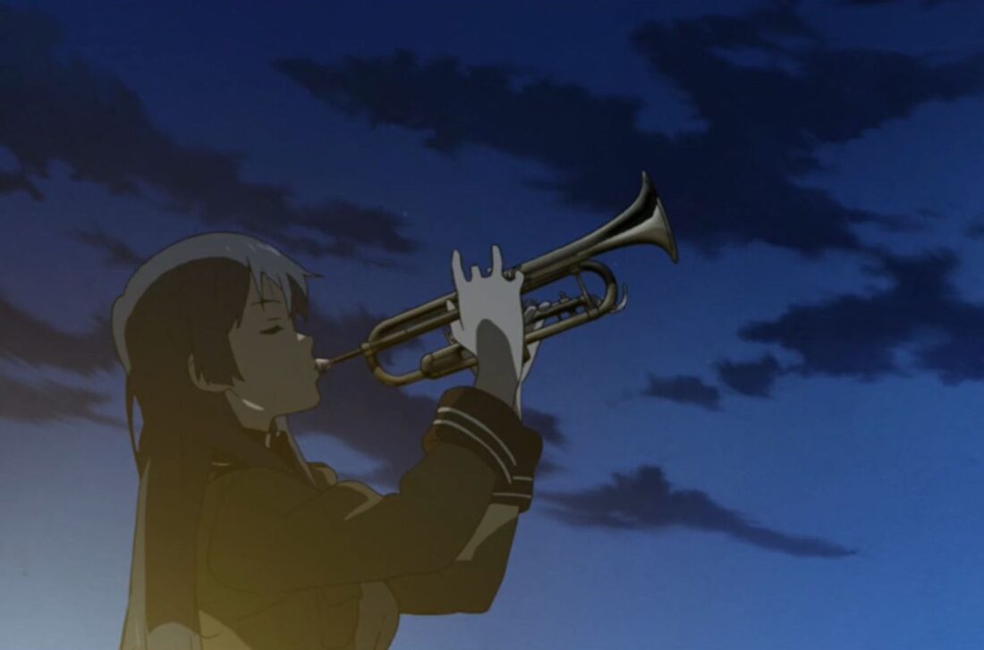Image from the anime series Sora no Woto