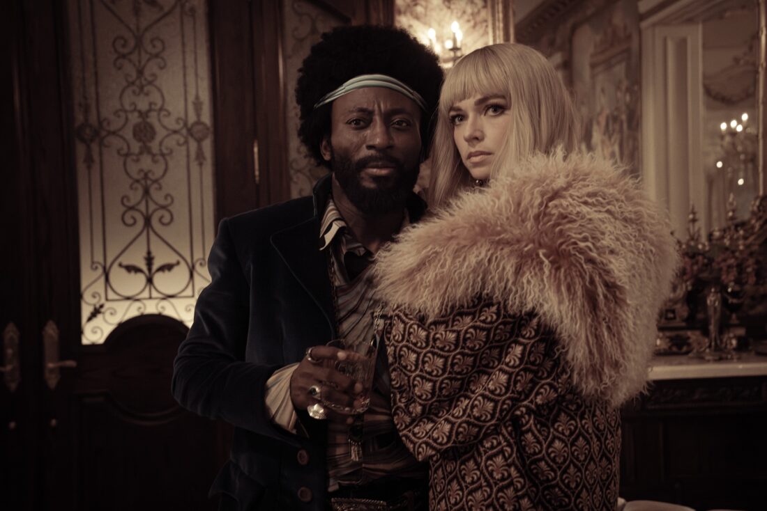L to R Babs Olusanmokun as Dr. MíBenga and Jess Bush as Chapel in season 3 , Episode 4 of Strange New Worlds streaming on Paramount+.