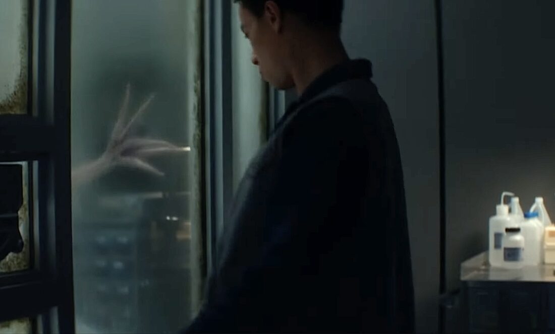Isaac (Kit Young) feeds the aliens in Noah Hawley's Alien: Earth.