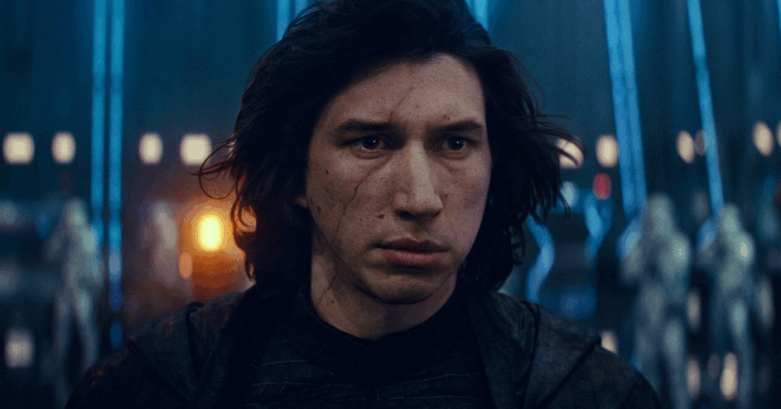 Adam Driver as Kylo Ren in Star Wars
