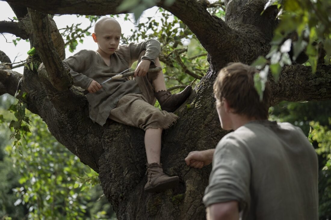 Dexter Sol Ansell as Egg and Peter Claffey as Dunk in A Knight of the Seven Kingdoms