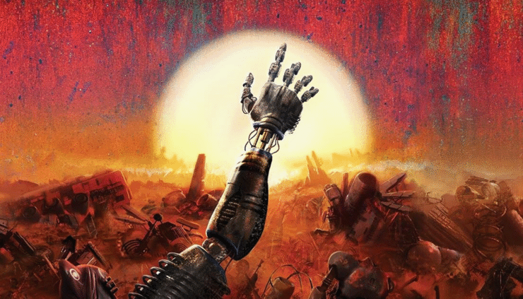 detail from the cover of C. Robert Cargill's Sea of Rust