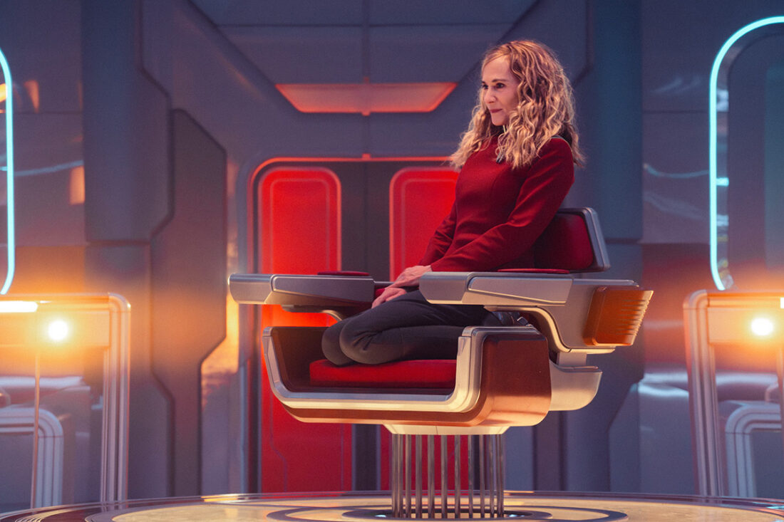 Holly Hunter as Captain Ake in Star Trek: Starfleet Academy