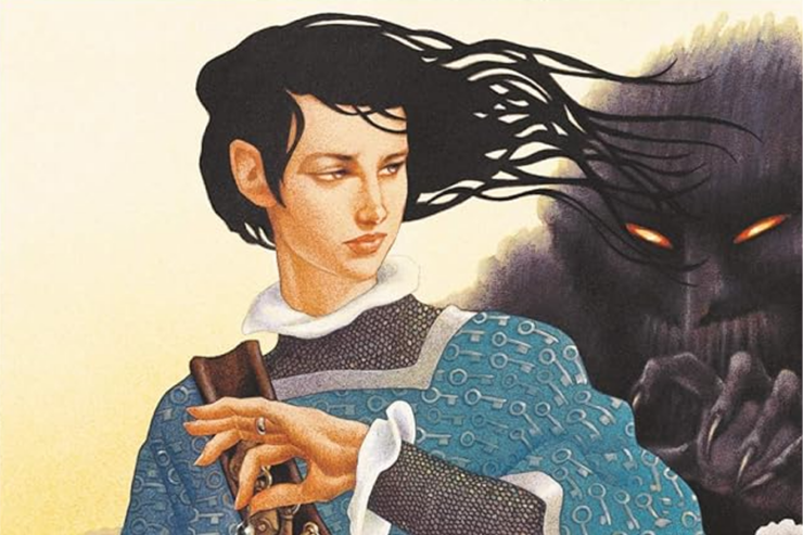 detail from the cover of Sabriel by Garth Nix