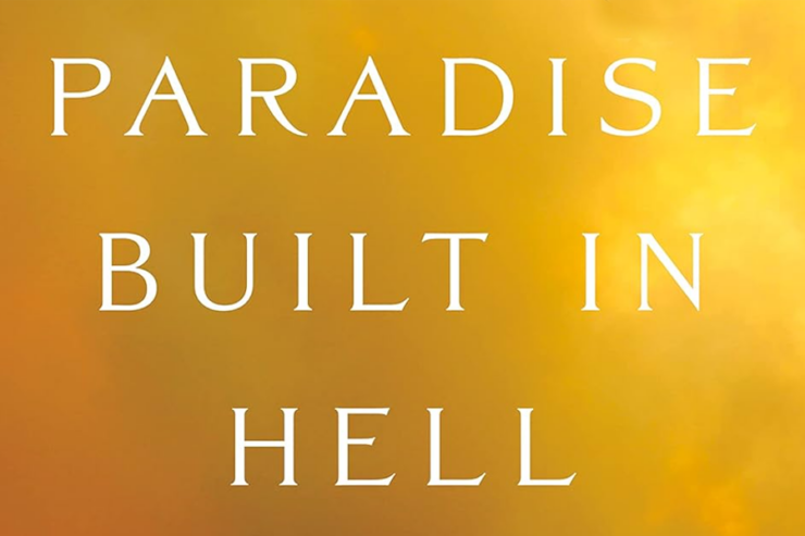 detail from cover of A Paradise Built in Hell by Rebecca Solnit