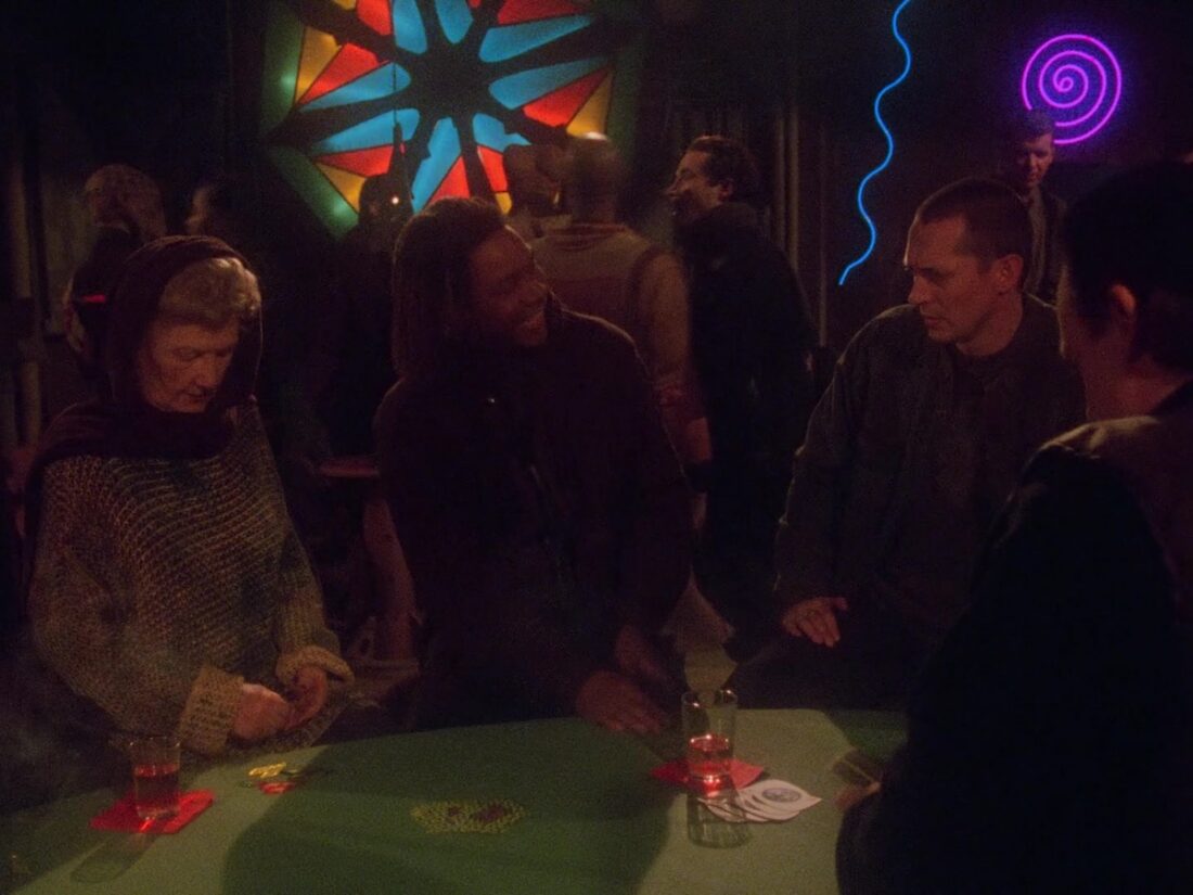 A scene from Babylon 5 "The Corps is Mother, the Corps is Father"