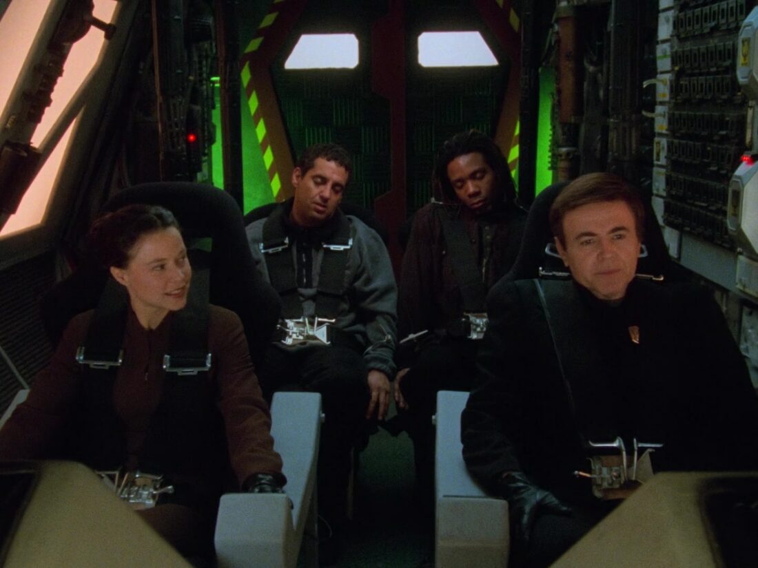 A scene from Babylon 5 "The Corps is Mother, the Corps is Father"