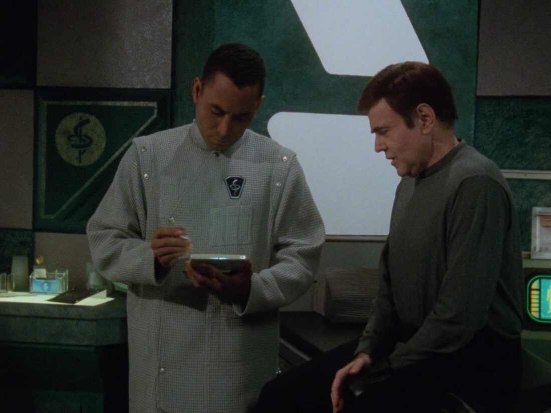 A scene from Babylon 5 "The Corps is Mother, the Corps is Father"