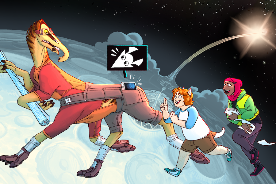 image from Jay Eaton's webcomic "Runaway to the Stars"