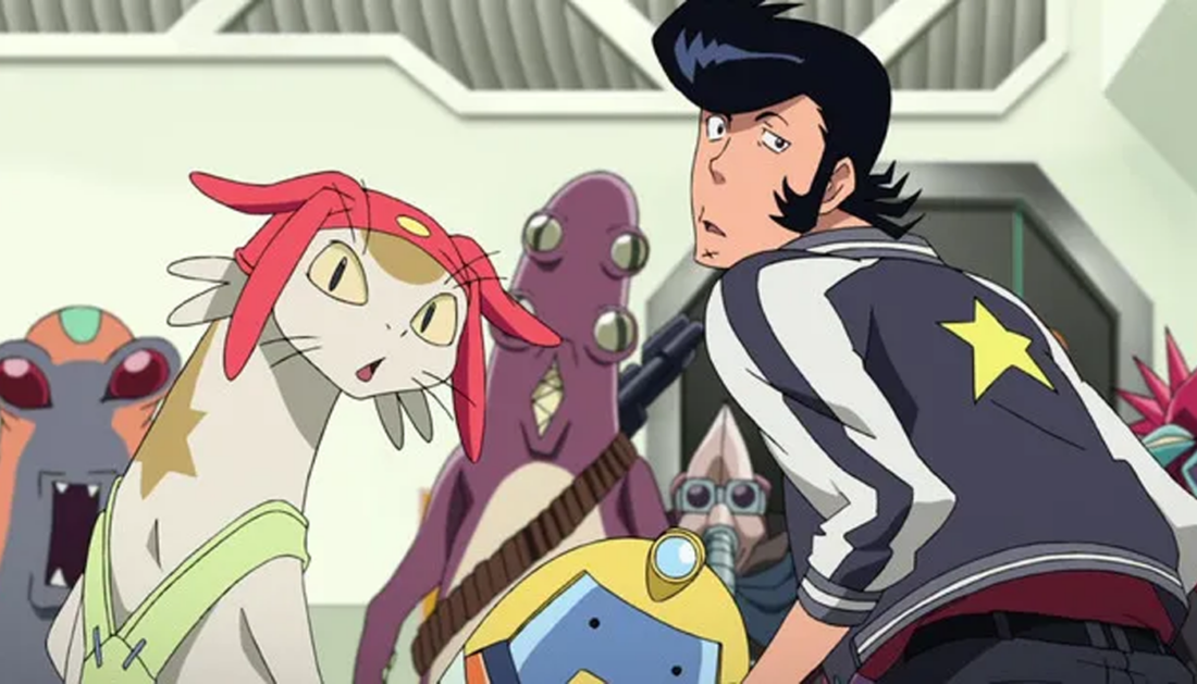 Image from the anime Space Dandy