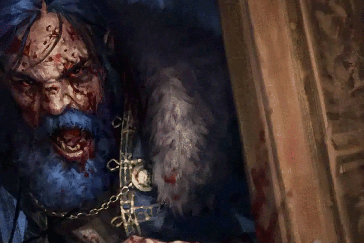 detail from the cover of Cosmic Horror Monthly #71 (Art by Jakub Jagoda)