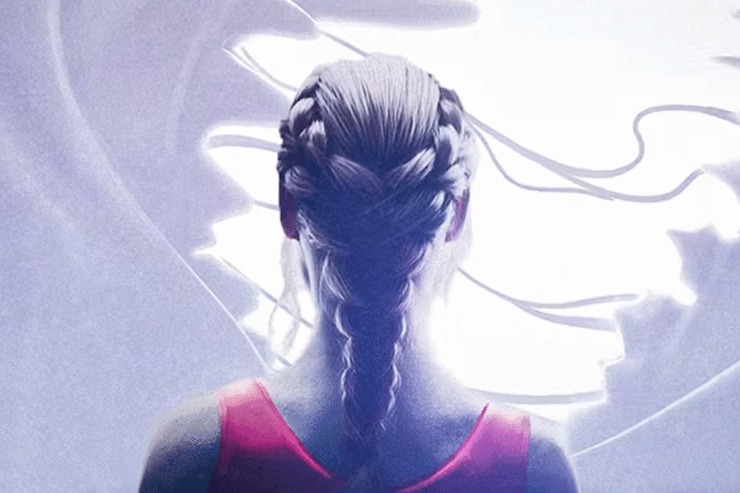 detail from the cover of A Curse of Beasts and Magic