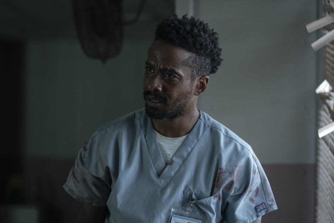 Hampton Fluker as Scotch Tape looking mortified - The Terror: Devil in Silver _ Season 1, Episode 6