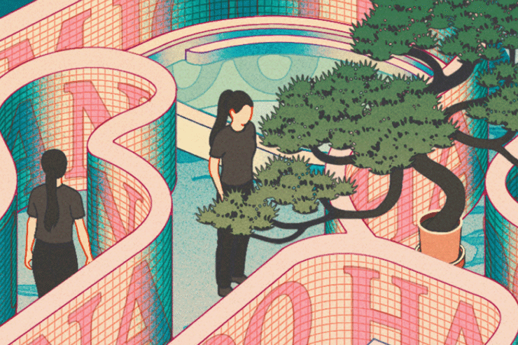 detail from the cover of The Final Death of Namjoo Han by Elain U Cho