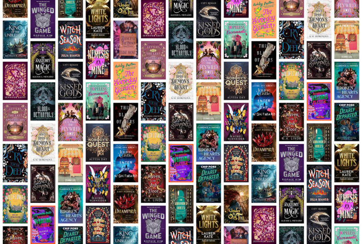 Mosaic of 31 covers for June 2026's new romantasy releases