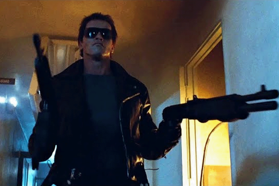Arnold Schwarzengger in The Terminator (1984)