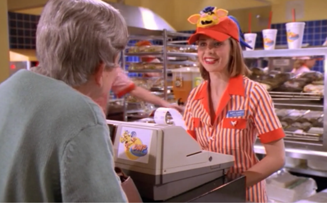 Screenshot from the Buffy the Vampire Slayer Episode Doublemeat Palace