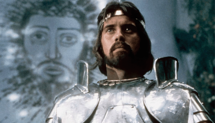 Nigel Terry as King Arthur in Excalibur (1981)