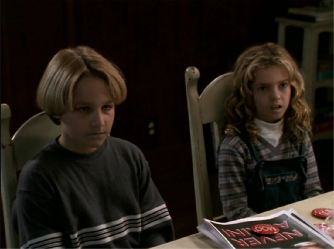 Screenshot from the Buffy the Vampire Slayer Episode Gingerbread