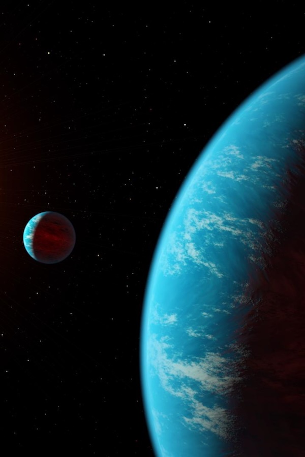 Artist's conception of the Kepler K2-138 System