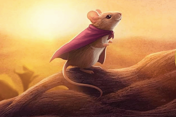 detail from the cover of Mrs Frisby and the Rats of NIMH