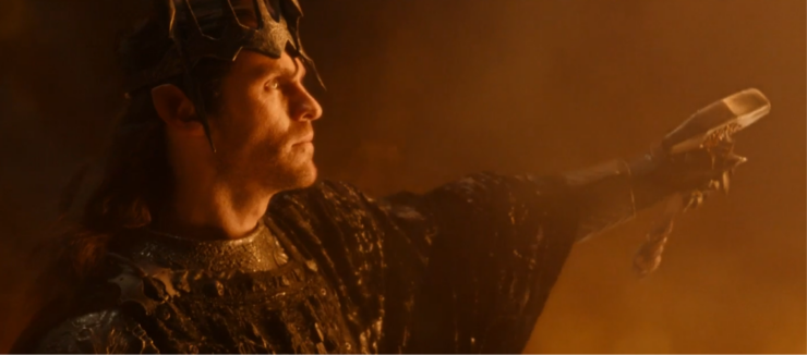 Sauron in the trailer for The Rings of Power Season 3