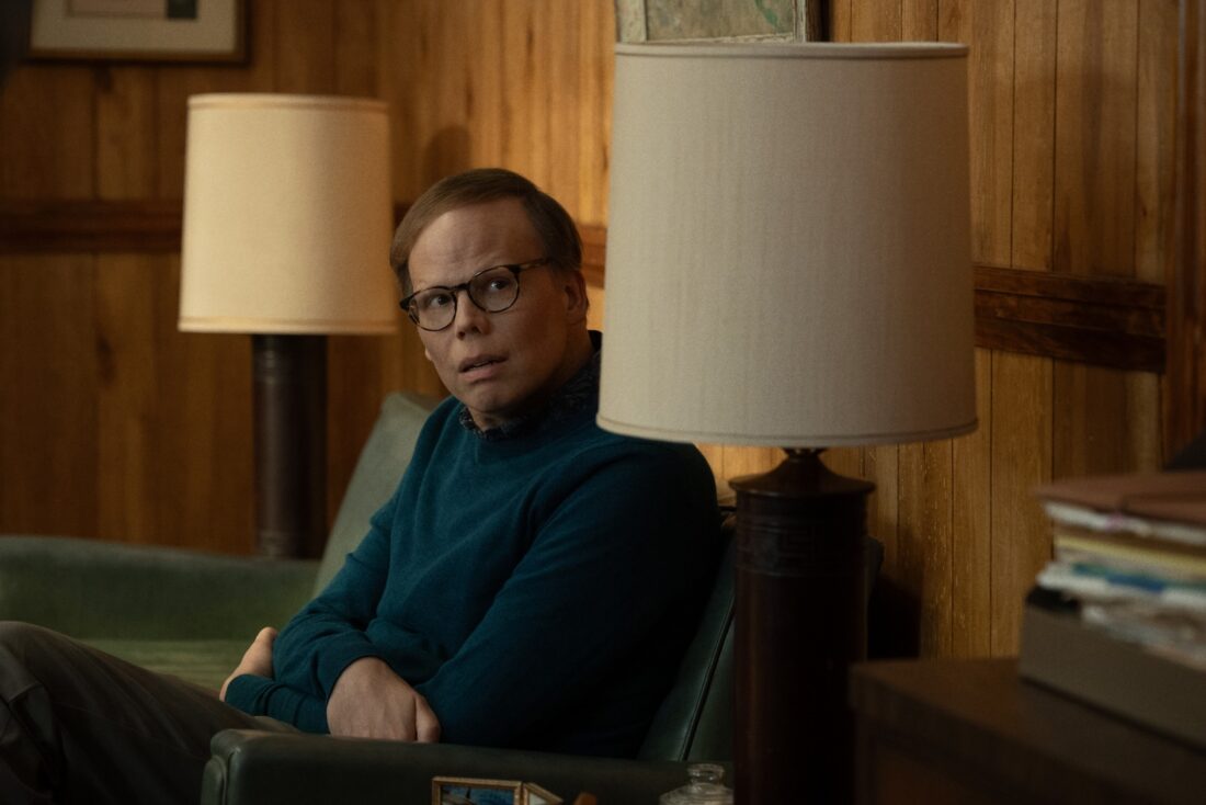 Dale looking chagrined in Tom's office in Widow's Bay
