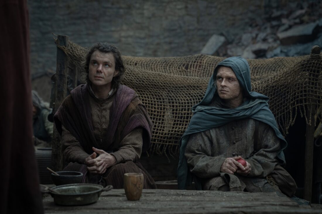Matthew Needham and Tom Glynn Carney in House of the Dragon season 3