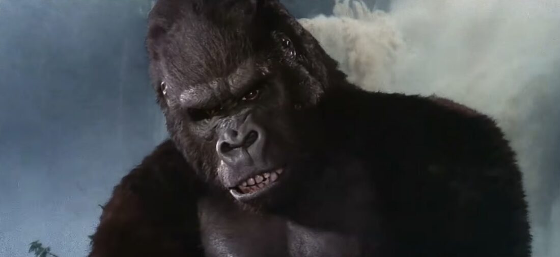 King Kong's face in King Kong (1976)